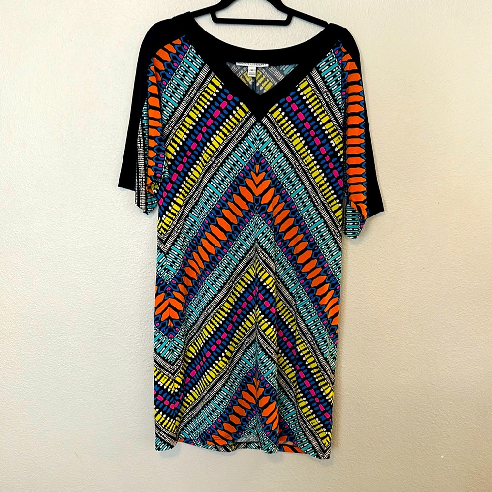Maggy London geo print dress